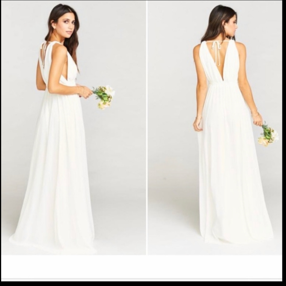 Show Me Your Mumu Ava Maxi Dress ivory
